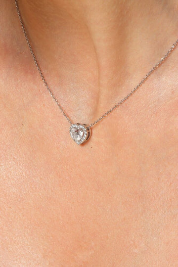 HALO DIAMOND HEART CUSTOM MADE