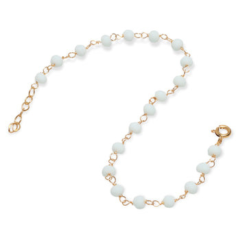 ROSARY LIGHT MINT 925 SILVER BRACELET